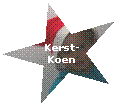 5-puntige ster: Kerst-Koen
