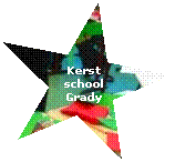 5-puntige ster: Kerst school Grady
